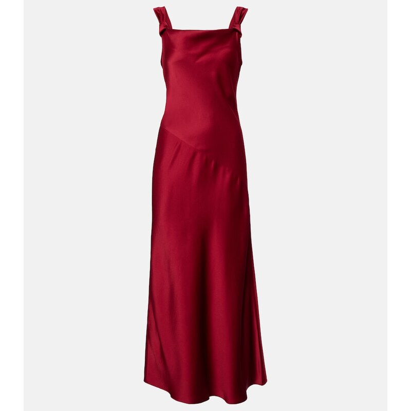 Max Mara CrÃªpe satin maxi dress