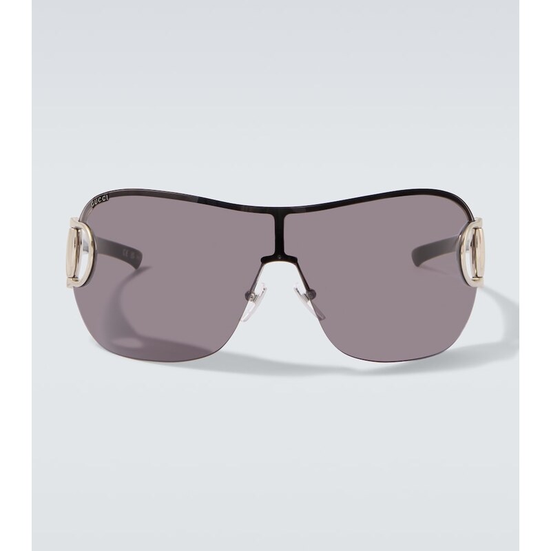 Gucci Sign shield sunglasses