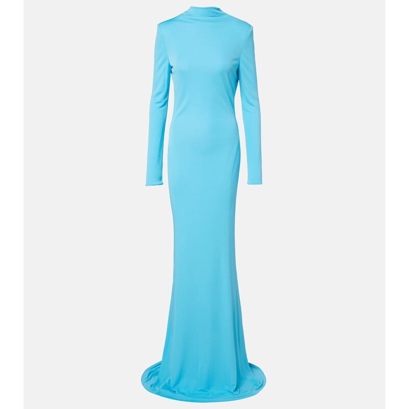 Tom Ford Open-back crÃªpe jersey gown