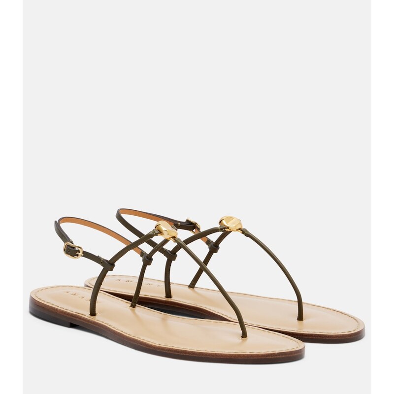 Amanu Naivasha leather thong sandals