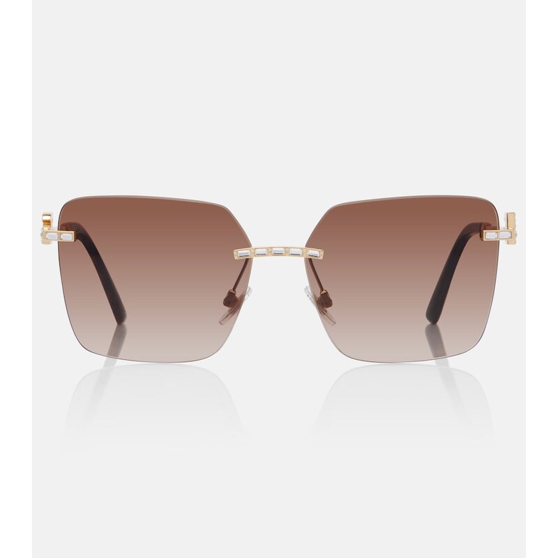 Dolce&Gabbana DG crystal-embellished square sunglasses