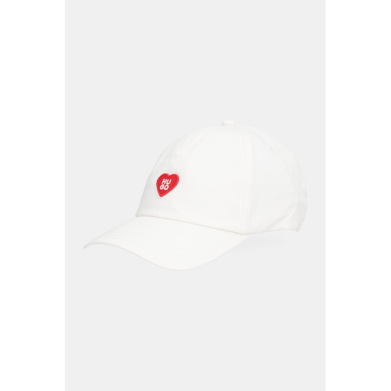 Bavlněná baseballová čepice HUGO Cara-Valentine