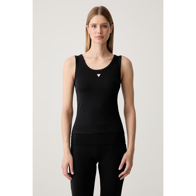 Guess top dámský s bavlnou OLYMPE