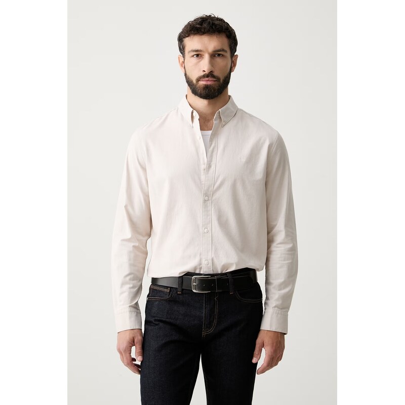 Calvin Klein Jeans košile pánská bavlněná s elastanem