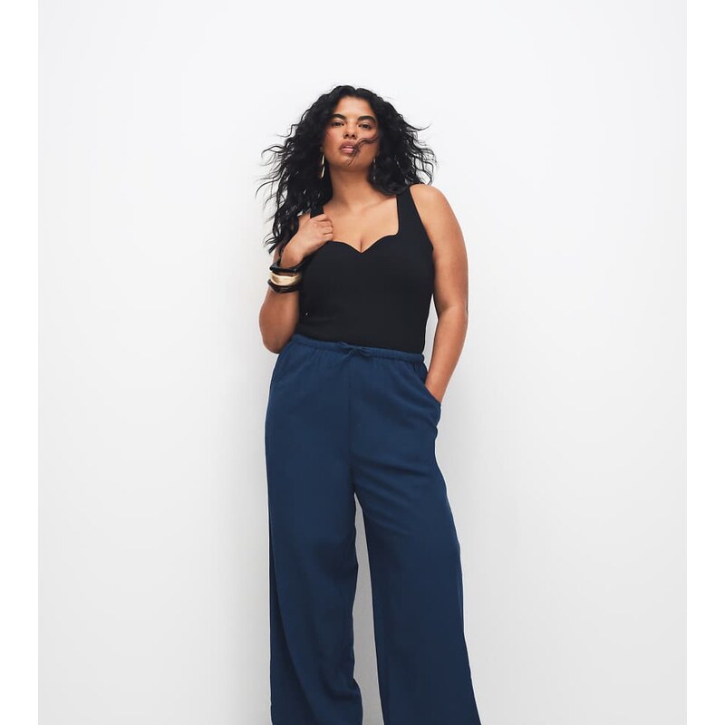 Esmee Curve beach trousers in navy