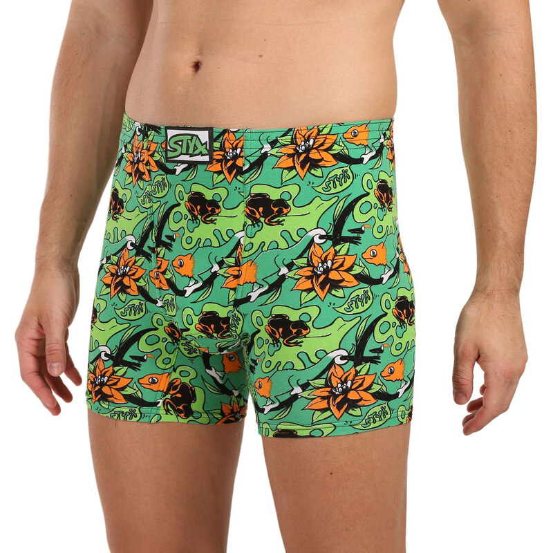 Pánské boxerky Styx long art klasická guma tropic (FN1557)