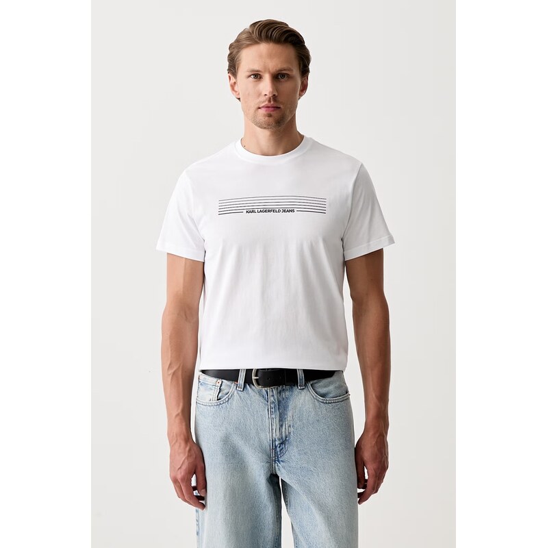 Karl Lagerfeld Jeans tričko pánské bavlněné