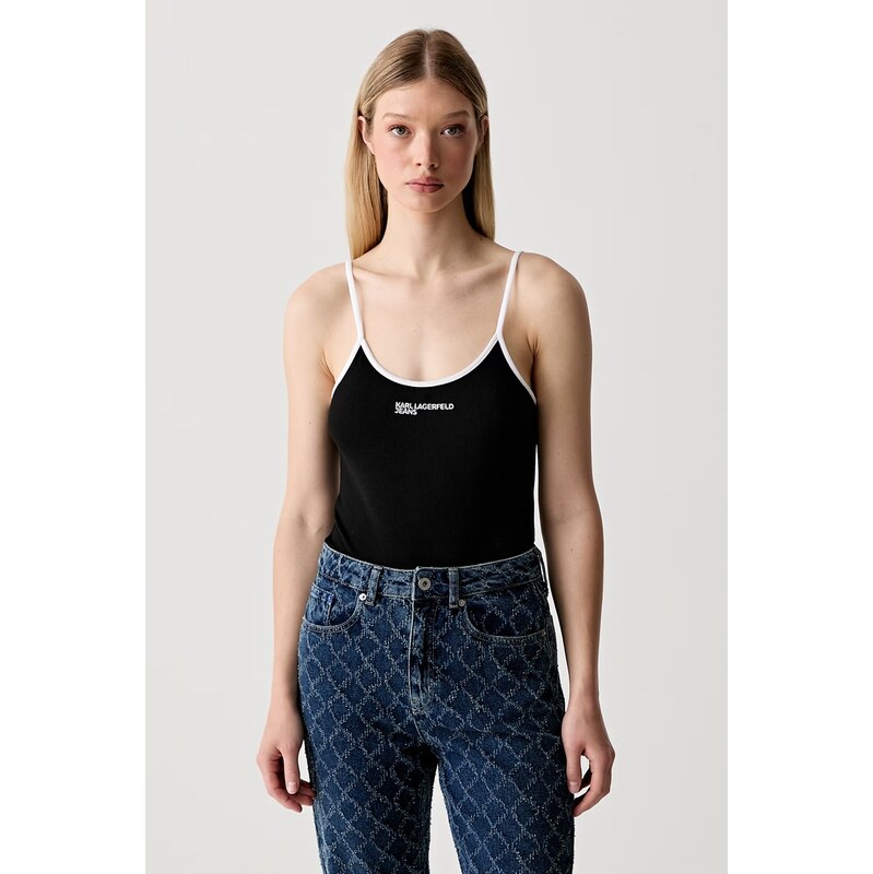Karl Lagerfeld Jeans body dámské s bavlnou