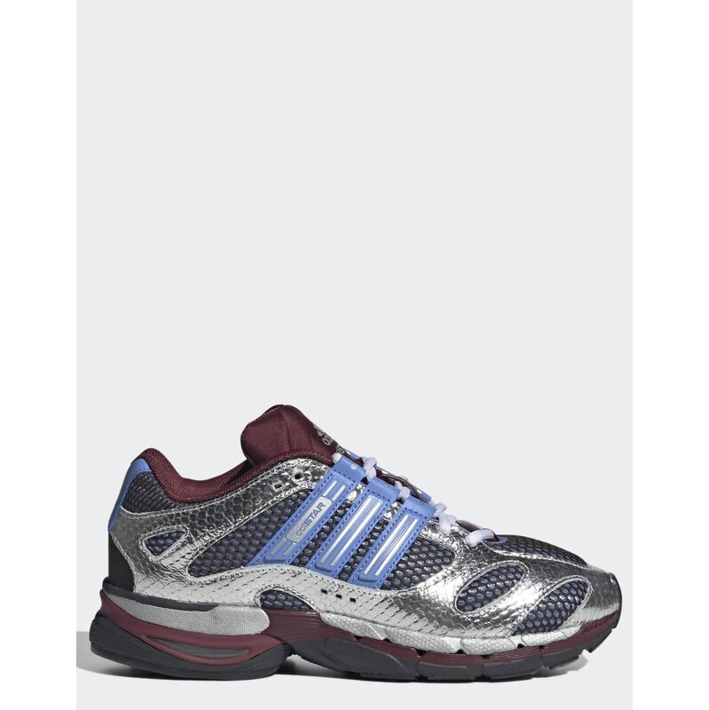 adidas Originals Adistar MLD trainers in maroon and silver-Blue