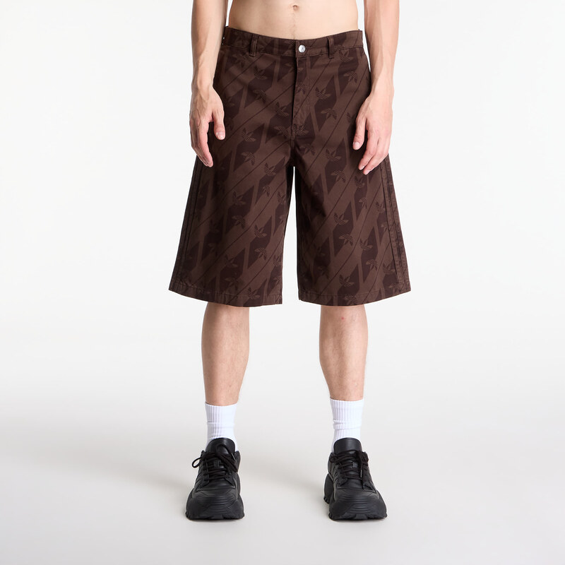 adidas Originals Šortky adidas Monogram Jorts Aurora Coffee 38