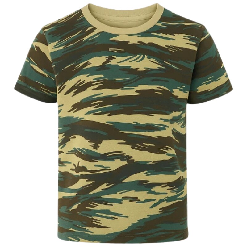 DĚTSKÉ MASKÁČOVÉ TRIČKO khaki Lambeste