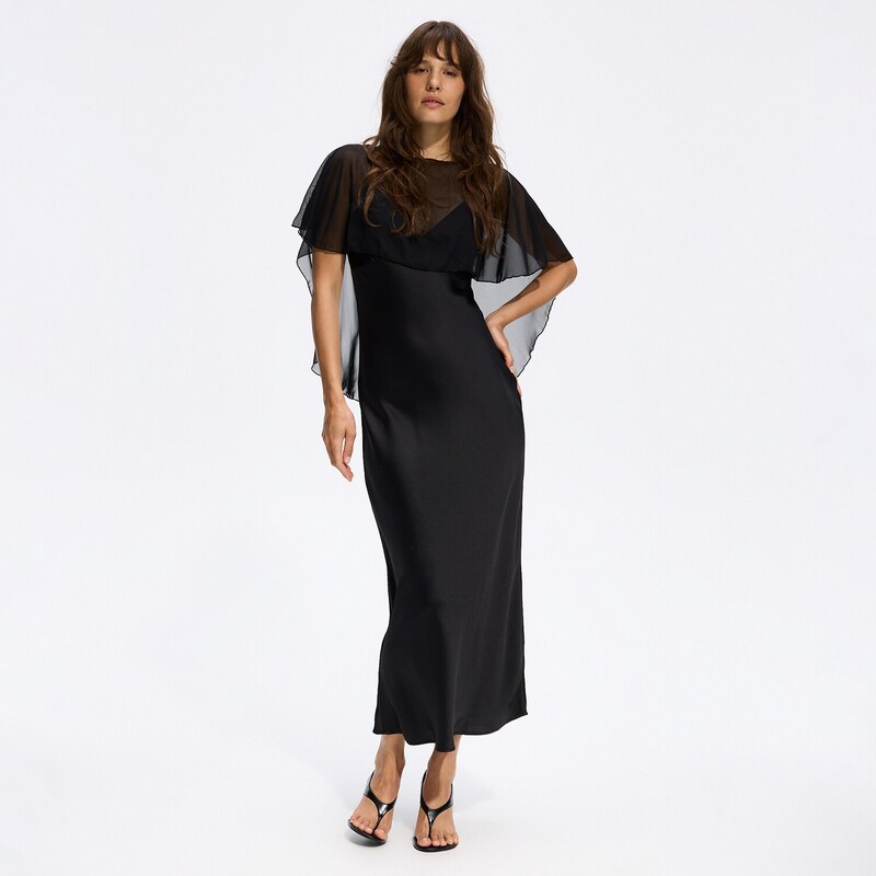 Reserved - LADIES` DRESS - černý