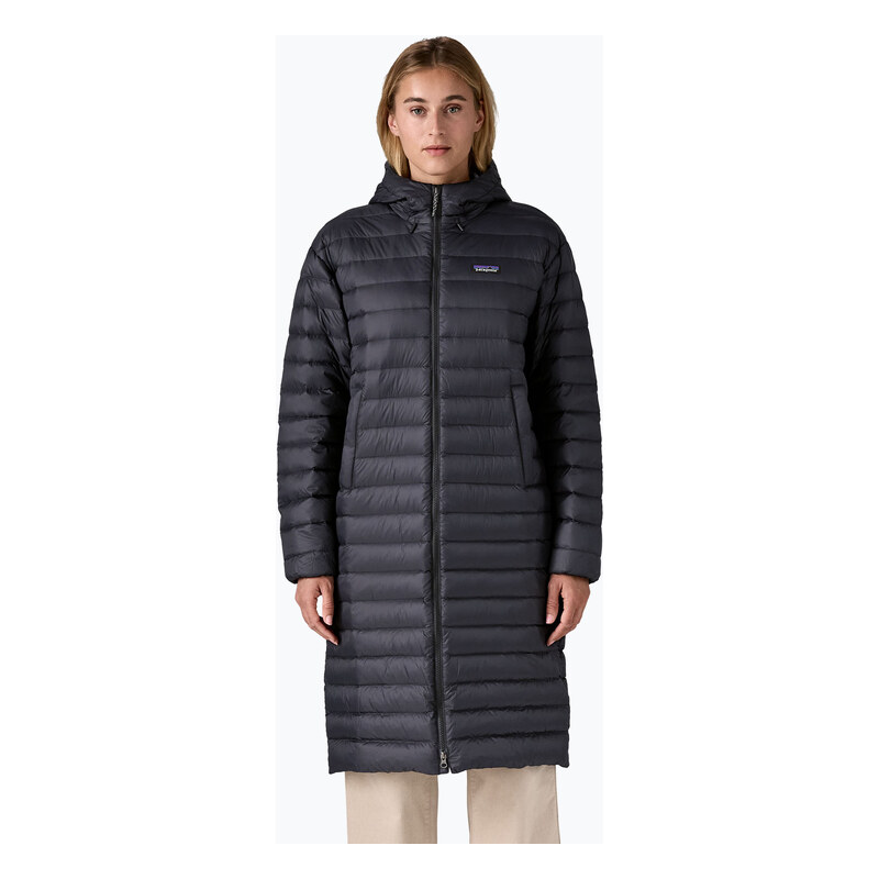 Dámský péřový kabát Patagonia Recycled Down Sweater Parka černý