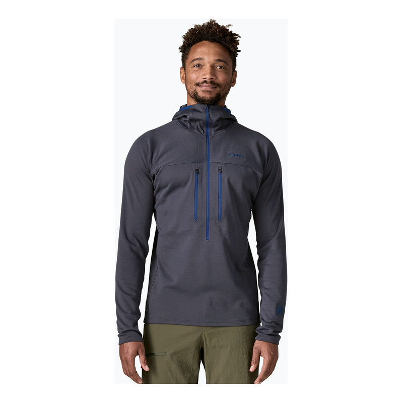 Pánská mikina Patagonia R1 Ultralight Hoody smolder blue