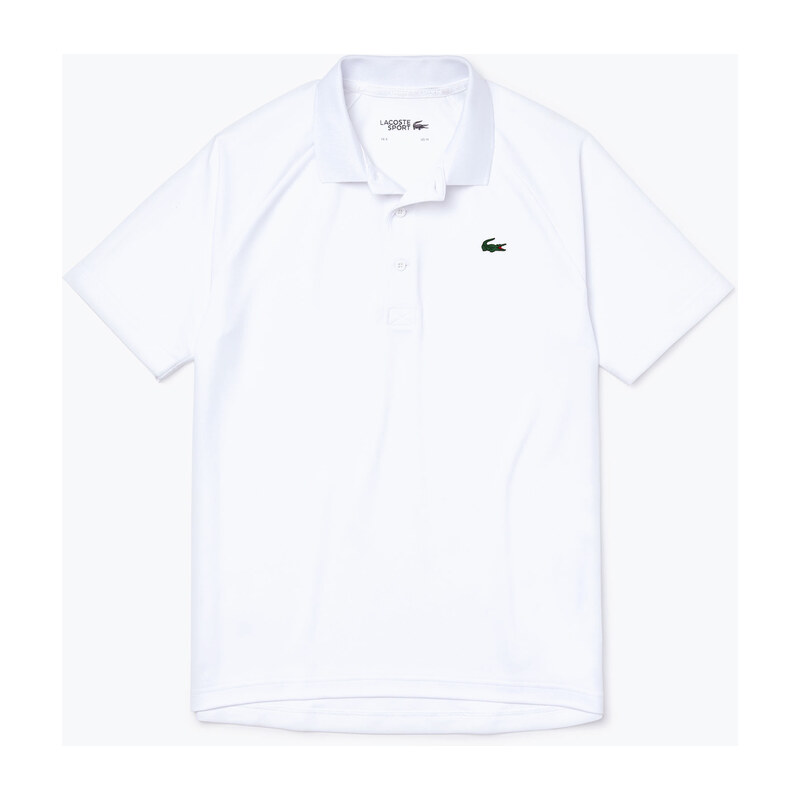 Pánská polokošile Lacoste bílá DH3201 001