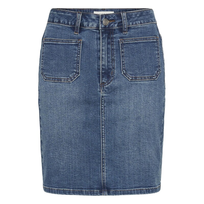 Kaffe Sukně KAKarla modrá džínovina