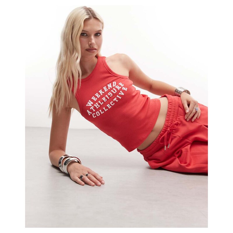 ASOS Weekend Collective Weekend Collective co-ord racer vest