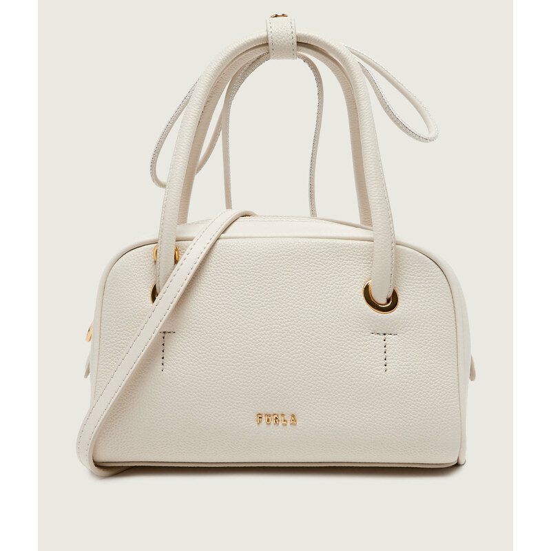 Furla Kožený kufřík FURLA POPPY MINI DOME