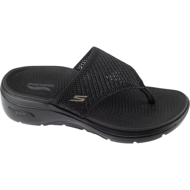 Dámské žabky Skechers Go Walk Arch Fit 2.0 Sandal Carrie černé