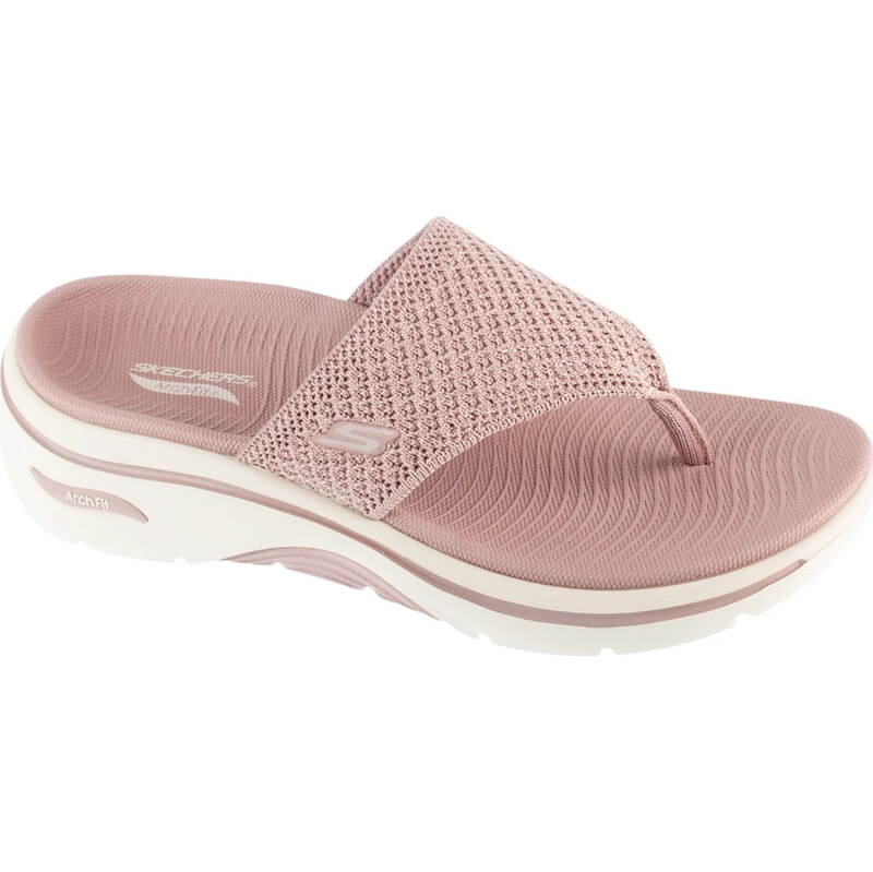 Dámské žabky Skechers Go Walk Arch Fit 2.0 Sandal Carrie růžové