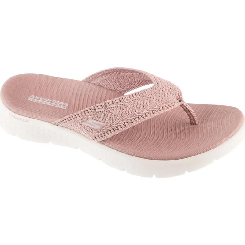 Dámské žabky Skechers Go Walk Flex Sandal Holly růžové