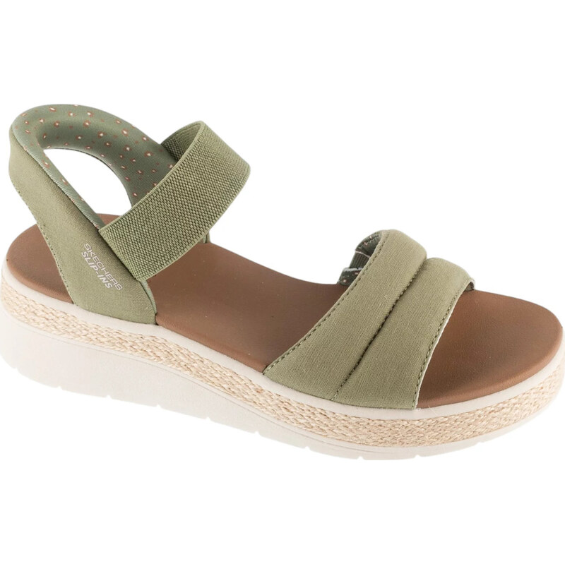 Dámské sandály Skechers Slip-ins BOBS Sun Ray zelené