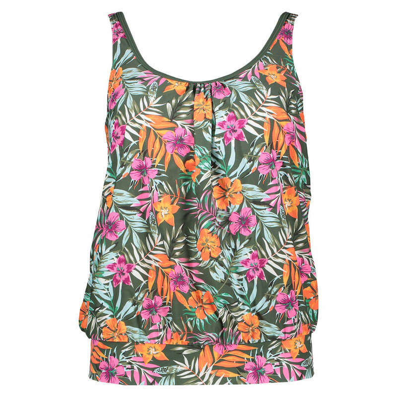 Plavky vrchní díl Venice Beach Oliv/ Orange/ Pink 4523386