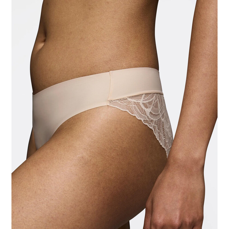 Body Make-Up Illusion Lace Highleg Tai - BROWN - TRIUMPH BROWN -