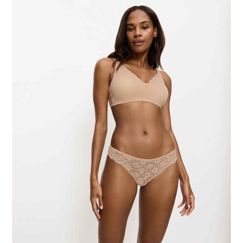 Dámská tanga Amourette Hipster String YELLOW sv. béžová model
