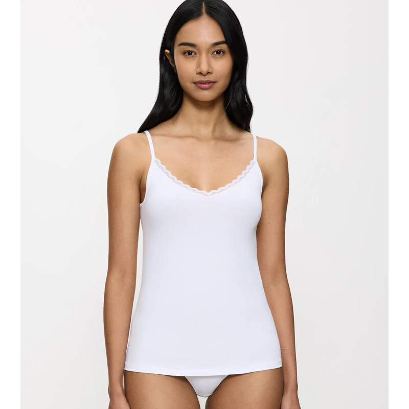 FEEL OF COTTON – Neviditelný bezešvý top z bio bavlny Triumph