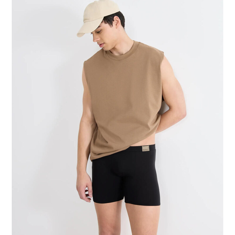Pánské boxerky GO Natural Short C2P - BLACK - černá 0004 -
