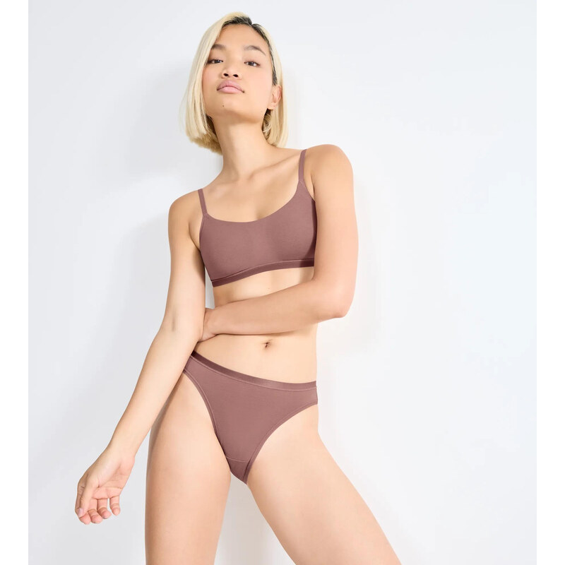 SLOGGI GO Daily Cotton – top z kartáčované organické bavlny pro