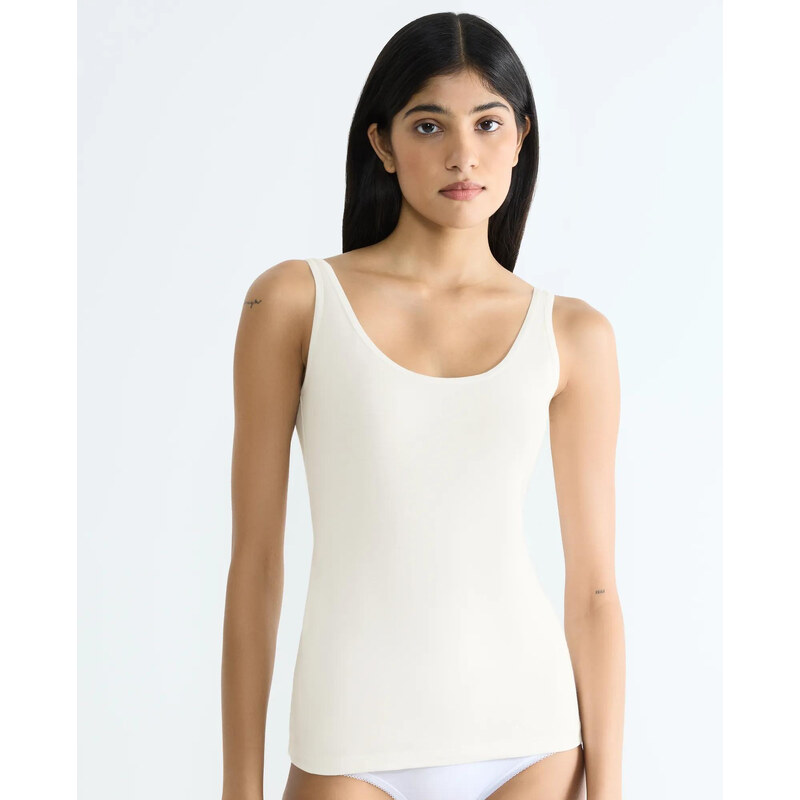 SLOGGI GO Daily Cotton – hebké organické tílko s nízkými zády