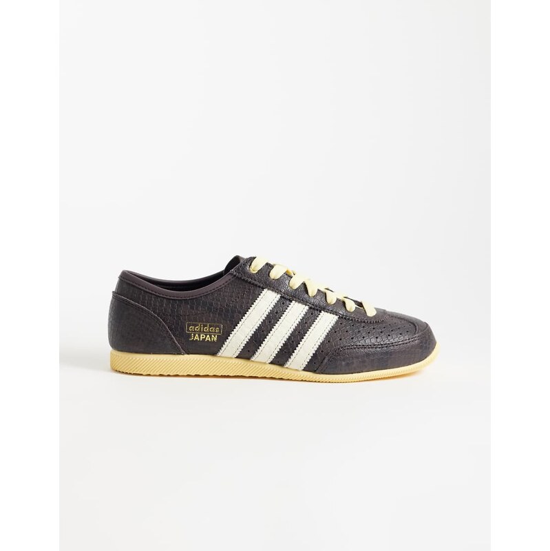 adidas Originals Japan decon trainers in brown snake print