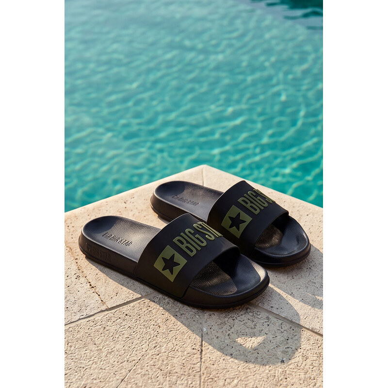 Big Star Shoes Pánské Pantofle Big Star SS174359 Černé