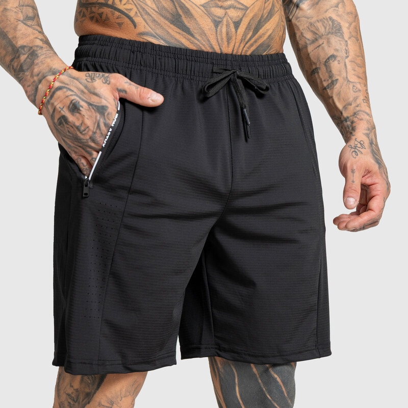 Pánské sportovní šortky Iron Aesthetics Aero, černé