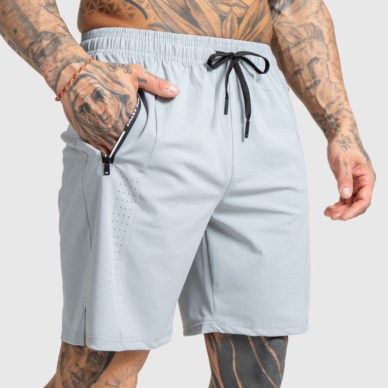 Pánské sportovní šortky Iron Aesthetics Aero, šedé