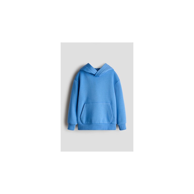 H&M - Mikinas kapucí a česaným rubem - Modrá