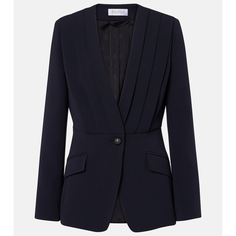 Max Mara Pleated cady blazer