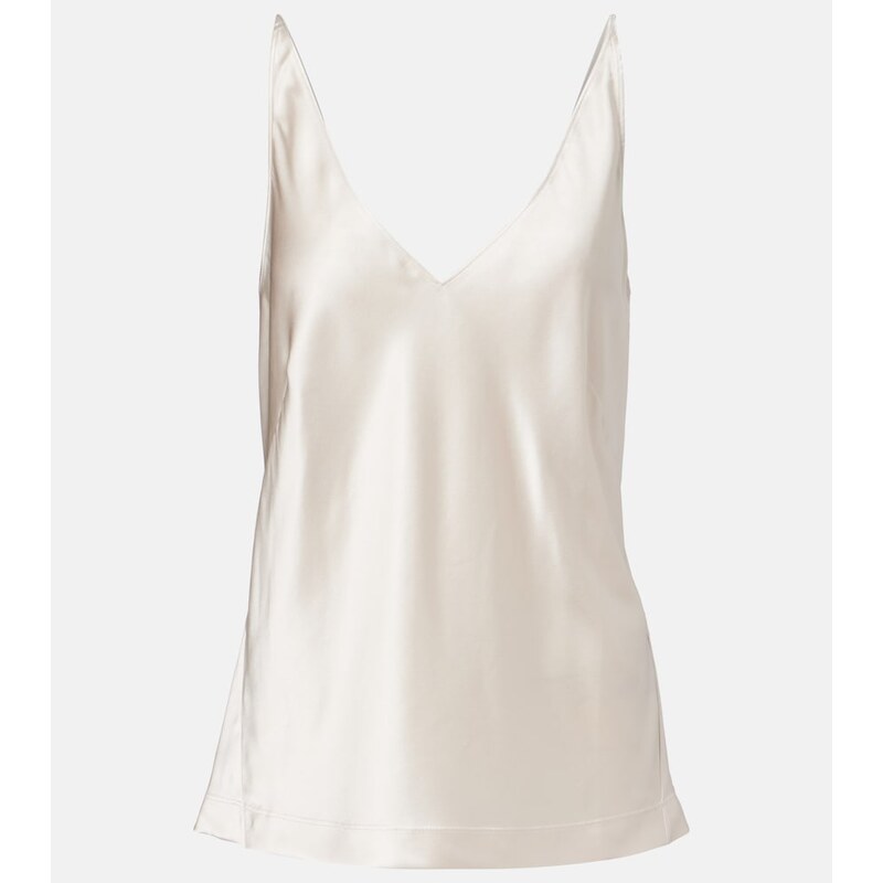 Dorothee Schumacher Sense Of Shine silk-blend satin top