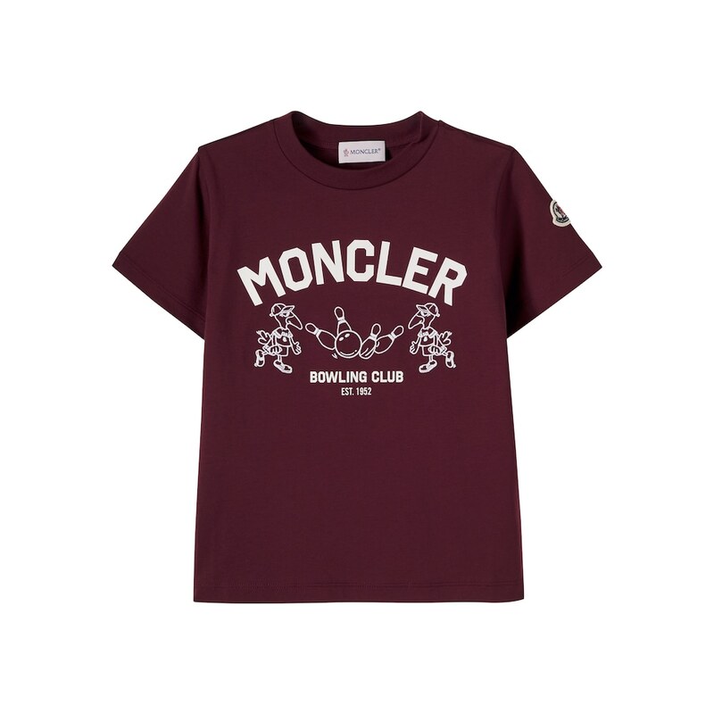 Moncler Enfant Logo cotton jersey T-shirt