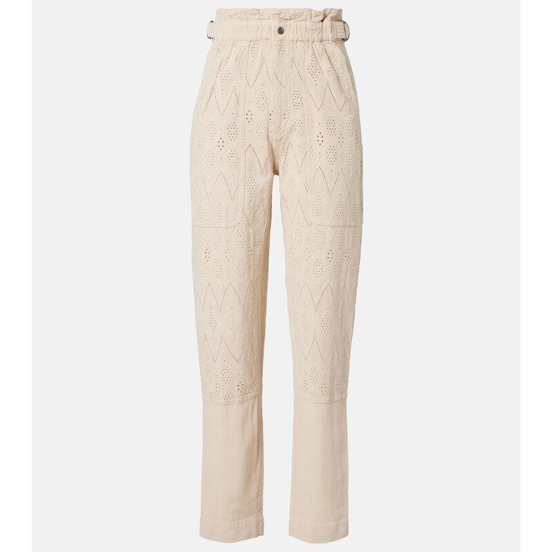 Marant Etoile Kylea broderie anglaise straight jeans
