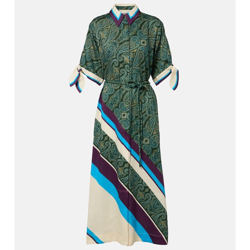 Alemais AlÃmais Joni printed linen-blend shirt dress