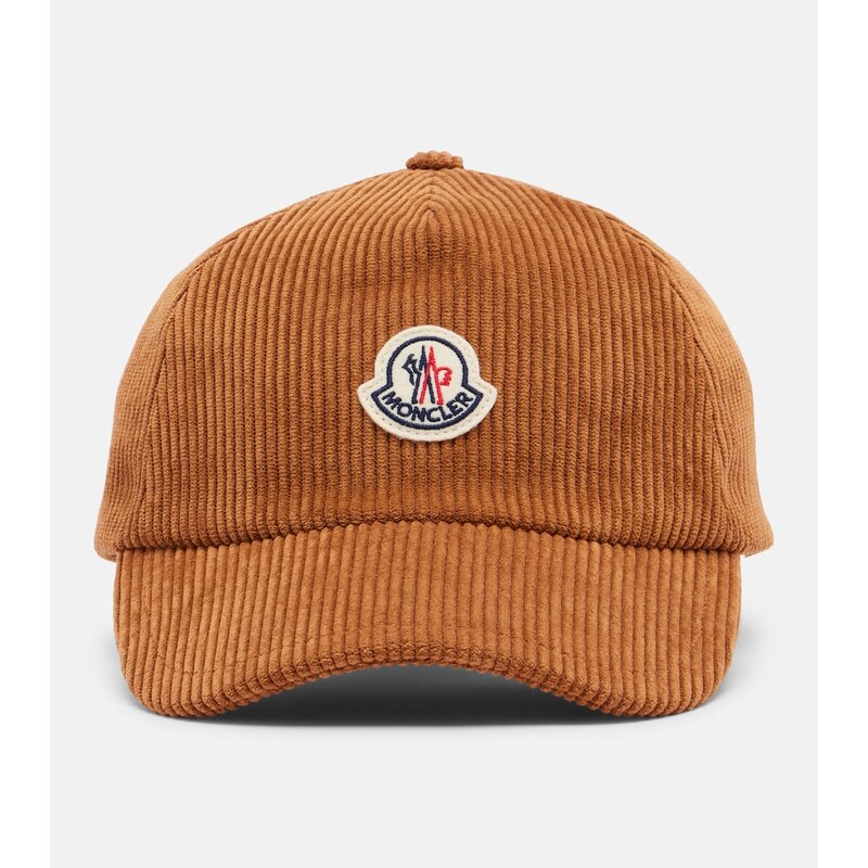 Moncler Logo corduroy baseball cap