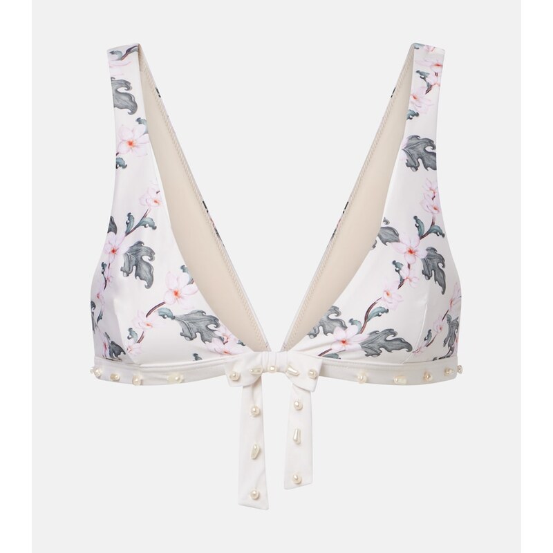 Agua by Agua Bendita Huerta floral bikini top