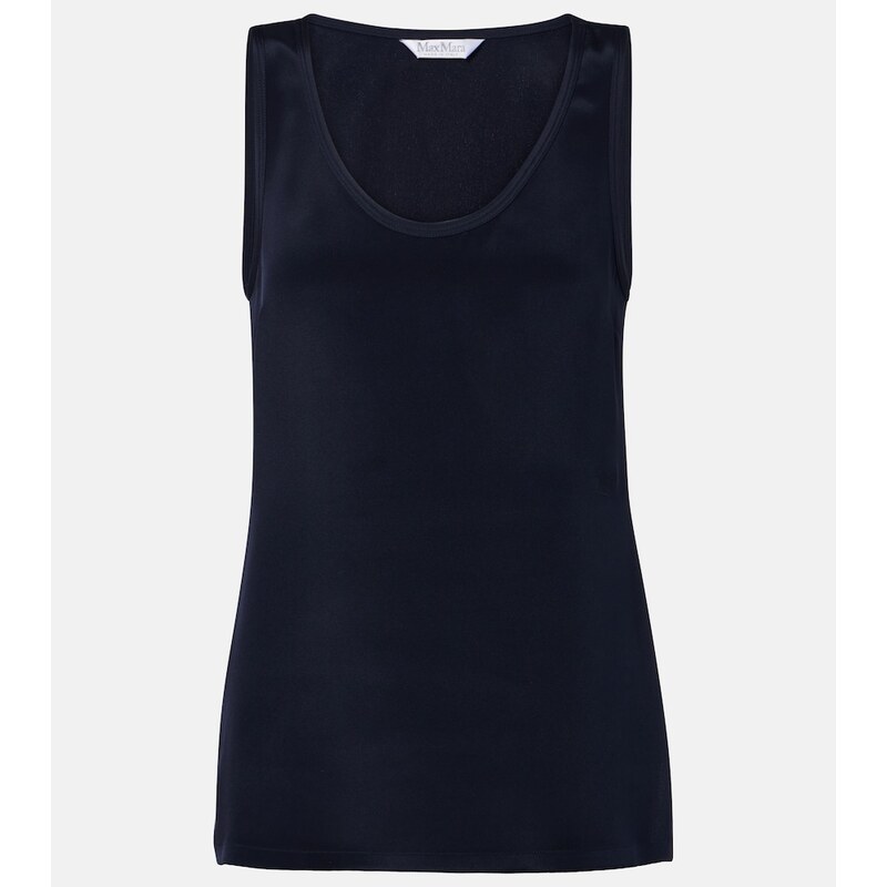 Max Mara Silk crÃªpe de chine tank top