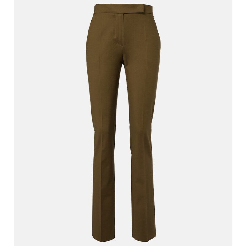 Max Mara Cotton-blend slim pants