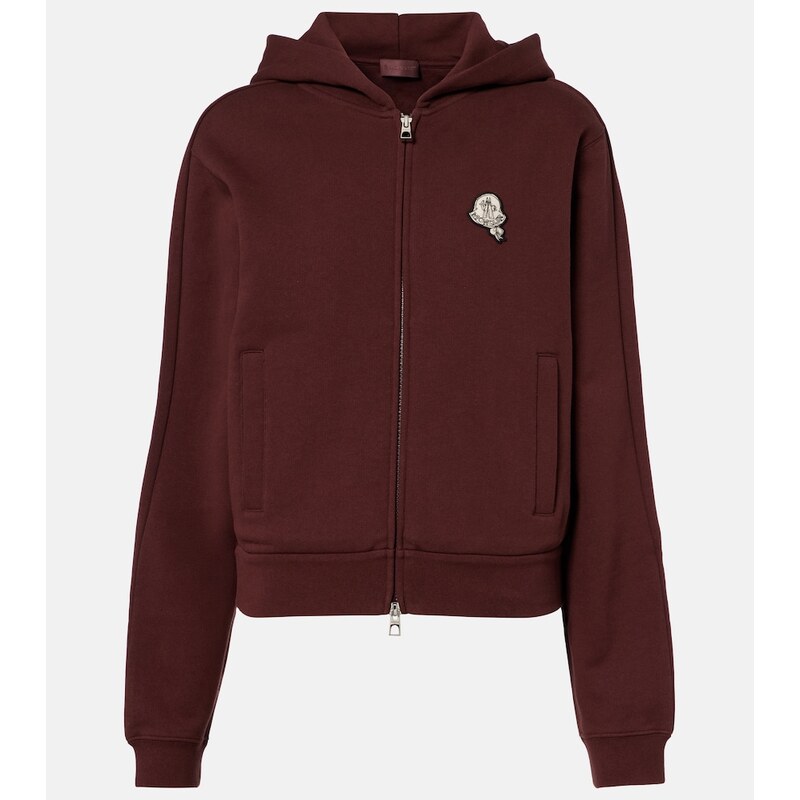 Moncler Cotton zip-up hoodie