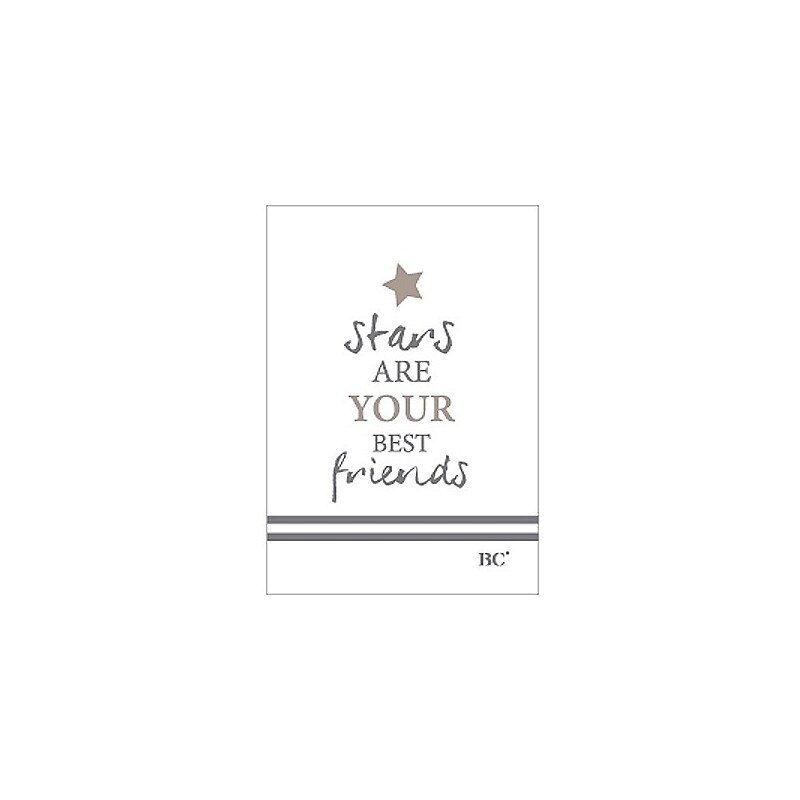 Bastion collections - Sešit A6 "Stars are your best friends" - (BC-NOTEBOOK-A6-006)