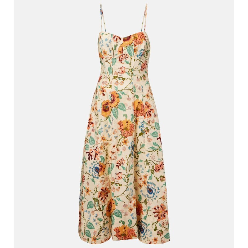 Ulla Johnson Fiora floral cotton midi dress